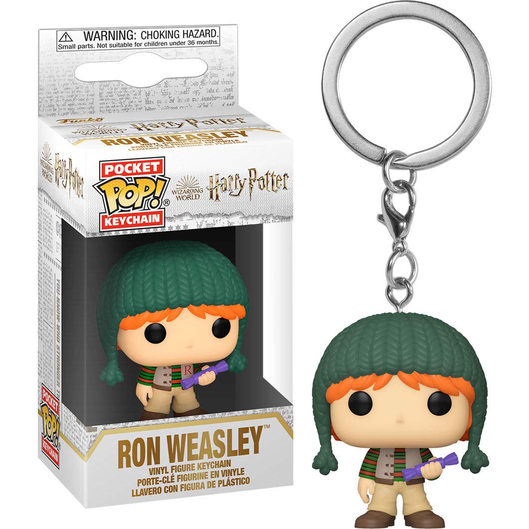 Amazon Funko Pop Keychain Harry Potter Holiday Ron Weasley Multicolor 51205 Clothing Shoes Jewelry